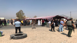 ناڕەزایەیلیگ خۆپیشاندان کەن و رییگ لە پارێزگای دیالە بڕن