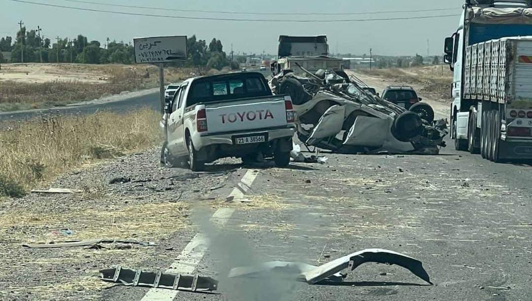 مصرع وإصابة 4 أشخاص بحادث سير وشجرة تقتل مواطناً جنوبي العراق