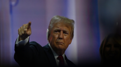 Trump criticizes Vice President Harris, accuses her of betraying Israel