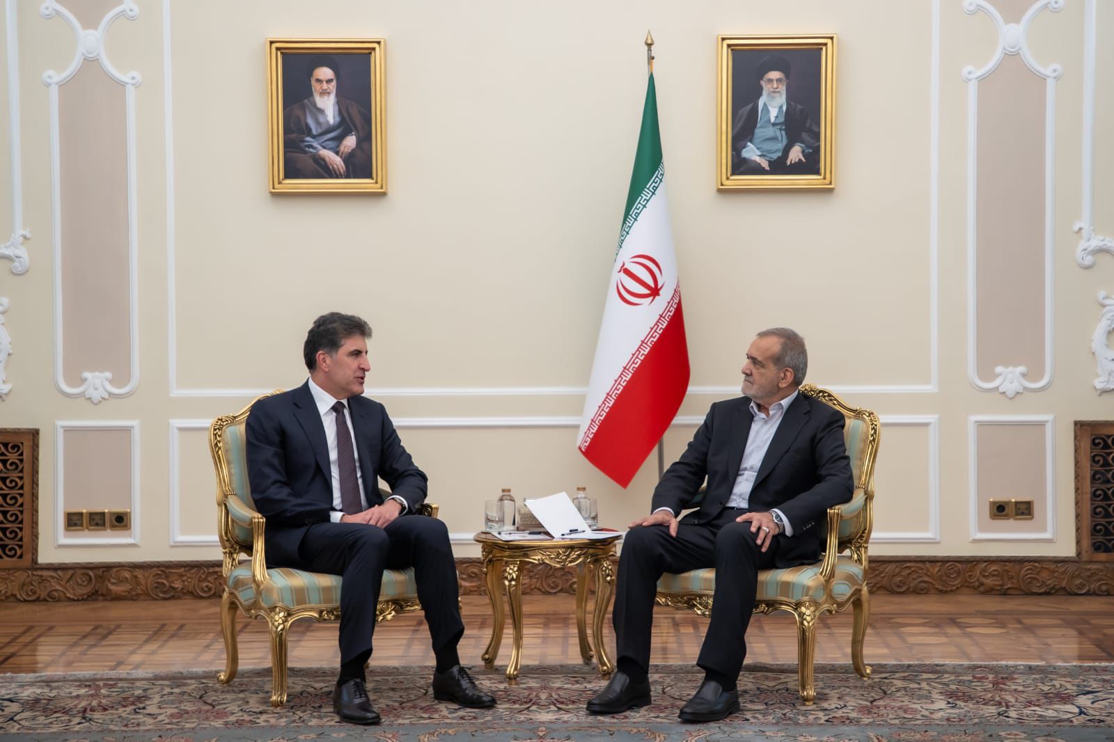 President Barzani and new Iranian President discuss enhanced security cooperation