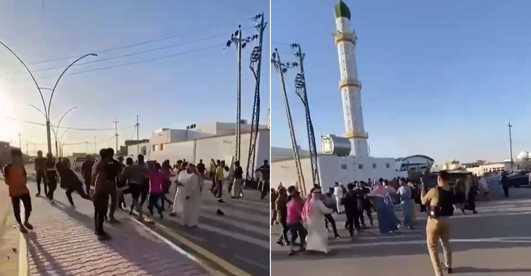 مبكراً.. محافظة عراقية تشهد توترات بسبب صور مرشحين للانتخابات (فيديو)