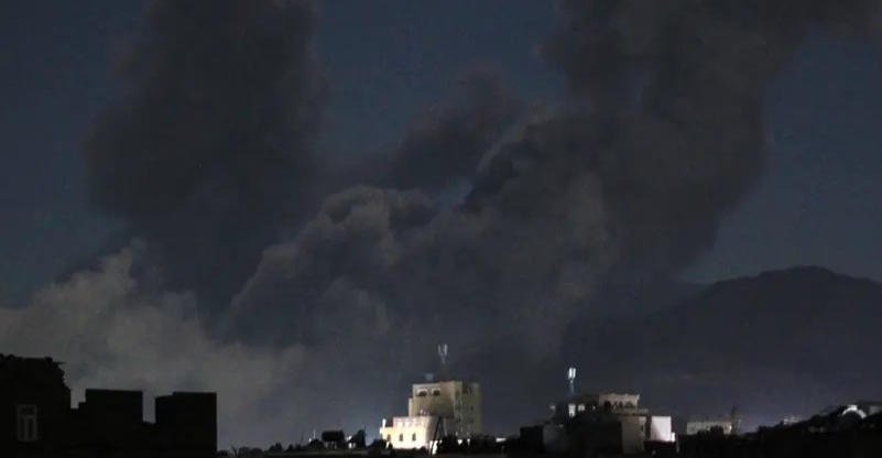 تجدد القصف الأمريكي على مواقع الحوثي في اليمن
