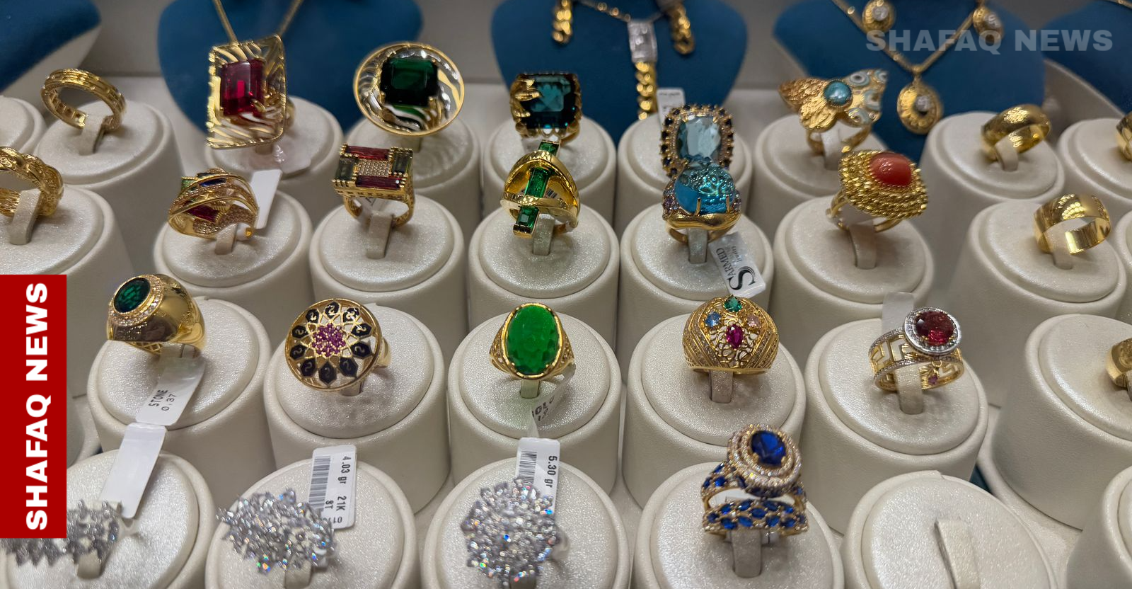 Gold prices drop in Baghdad, Erbil markets