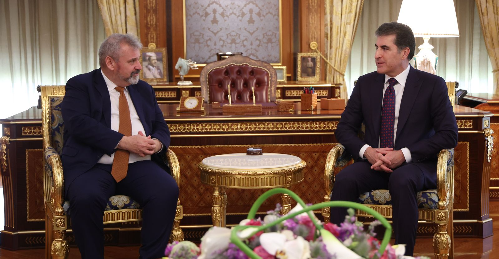 President Barzani meets EU Ambassador: Situation in Syria on table
