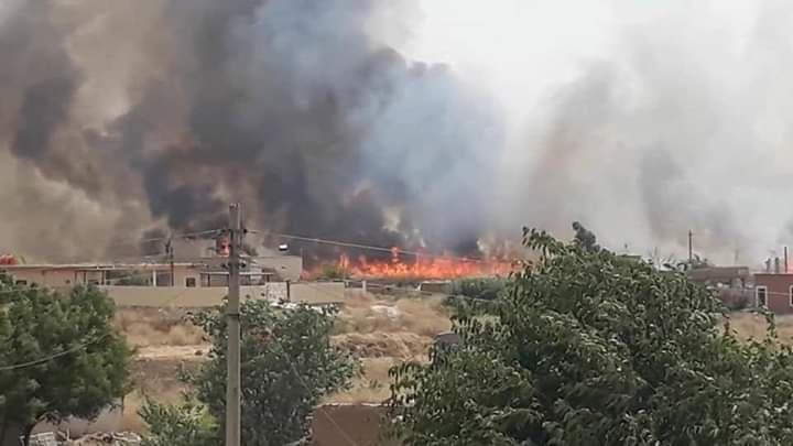 مصرع شابين اثر حريق في سنجار